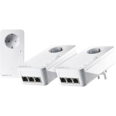 Devolo Magic 2 LAN triple Starter Kit + Uitbreiding (Geen WiFi)