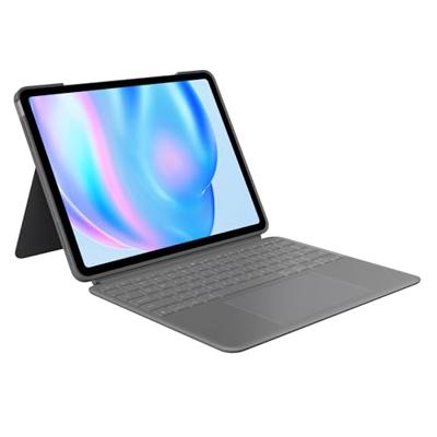 Logitech Combo Touch iPad Pro 11-inch (M4)(2024) Toetsenbordhoes - afneembaar toetsenbord met achtergrondverlichting en kickstand, comfortabel typen, multifunctionele modus - AZERTY