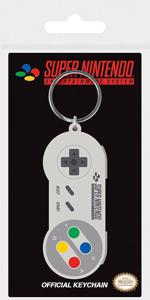 Nintendo Rubber Keychain SNES Controller 6 Cm