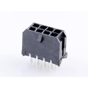 Molex 430450827 Male header, inbouw (standaard) Totaal aantal polen: 8 Rastermaat: 3.00 mm Inhoud: 1 stuk(s) Tray