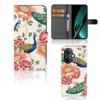 Telefoonhoesje met Pasjes voor OnePlus Nord CE 3 Pink Peacock - thumbnail