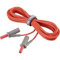 VOLTCRAFT MSB-501 Veiligheidsmeetsnoer Banaanstekker 4 mm Banaanstekker 4 mm 5.00 m Rood 1 stuk(s)