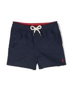 Ralph Lauren Kids short de bain à motif Polo Pony - Bleu