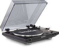 TechniSat TECHNIPLAYER LP 200 - Volautomatische platenspeler (met USB-uitgang en digitalisatiefunctie, snelheden: 33/45 tpm, riemaandrijving met aluminium draaitafel), zwart