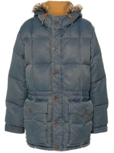 Ralph Lauren RRL manteau matelassé Arden à capuche - Bleu