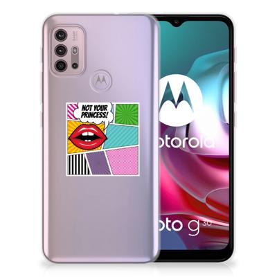 Motorola Moto G30 | G10 Silicone Back Cover Popart Princess Motorola Moto G30 | G10 Silicone Back Cover Popart Princess