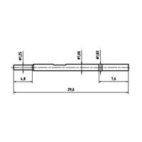 PTR Hartmann H 1025 C Huls voor precisiemeetpennen serie 1025