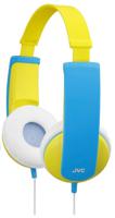 JVC HA-KD5-Y-E On Ear koptelefoon Kinderen Kabel Geel, Blauw Volumebegrenzing, Lichtgewicht - thumbnail