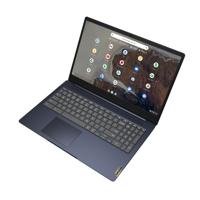 Lenovo IdeaPad 3 Chrome 15IJL6 Chromebook 39,6 cm (15.6") Full HD Intel® Celeron® N N4500 8 GB LPDDR4x-SDRAM 128 GB eMMC Wi-Fi 6 (802.11ax) ChromeOS Blauw - thumbnail