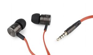 Gembird MHS-EP-LHR hoofdtelefoon/headset Hoofdtelefoons In-ear 3,5mm-connector Zwart, Oranje