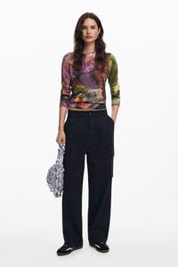 Cargo broek met print M. Christian Lacroix - BLACK - S