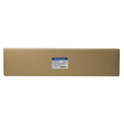 LogiLink NP0004A 24 poorten Patchpaneel 483 mm (19) CAT 6 1 HE