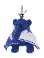 Burberry porte-clés Thomas Bear en laine mélangée - Bleu