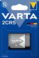Varta 6203 batterijen Electronics 2CR5 Photo Lithium batterij verpakt per stuk in originele blisterverpakking van 1 exemplaar, snelle en hoge energie-afgifte, 1-pak