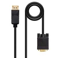 Nanocable 10.15.4403 - converterkabel Nanocable DisplayPort naar VGA, DisplayPort/M-VGA/M, zwart, 3,0 m