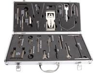 Kunzer 7RW46 Radio/navigatie in- en uitbouwset, 46-delig in metalen koffer