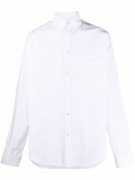 Balenciaga chemise oversize à manches longues - Blanc