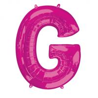 Amscan folieballon letter G 63 x 81 cm roze