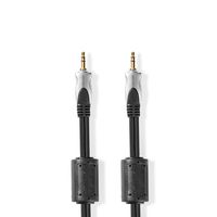 Stereo Audio Cable | 3.5 mm Male - 3.5 mm Male | 5.00 m | Anthracite - thumbnail