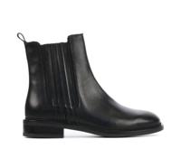 Lina Locchi Dames Enkellaarsjes in Leder (Zwart)