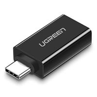 UGREEN USB C Adapter USB-C naar USB 3.0 A stekker OTG-adapter ondersteunt voor nieuwe MacBook, Galaxy S9, S8, Note 8, ChromeBook Pixel, Nexus 5X/6P, Nokia N1 tablet, OnePlus 2 enz. Zwart