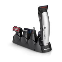 BaByliss E837E X-10 Multi Grooming Kit, Draadloze Precisietrimmer, Complete 10-in-1 Set, 32mm messen, Geschikt voor hele Lichaam, RVS Scheermes