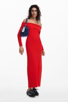 Bardot-jurk - RED - L