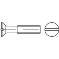 TOOLCRAFT TO-5361579 Verzonken schroeven M6 80 mm Sleuf RVS A4 50 stuk(s)