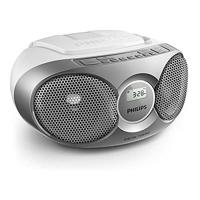 Philips AZ215S/12 CD Sound Machine Luidspreker Audio Draagbaar 3W Vermogen Zilver