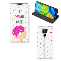 Xiaomi Redmi Note 9 Flip Style Cover Donut Roze - thumbnail