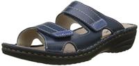 Rohde CREMONA dames, vrouwen, slippers, slippers, sandalen, zomerschoenen, vrijetijdsschoenen, blauw 50, 42 EU Breed