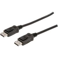 Digitus AK-340100-050-S DisplayPort-kabel DisplayPort Aansluitkabel DisplayPort-stekker, DisplayPort-stekker 5.00 m Zwart