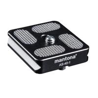 Mantona Snelwisselplaat Arca Swiss, 40 mm zwart