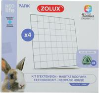 ZOLUX NEOLIFE NEOPARK KONIJN UITBEREIDINGSSET GAASPANELEN 35X35 CM 4 ST - thumbnail