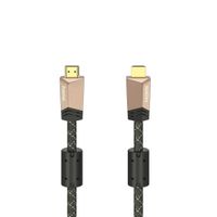 Hama 00205025 HDMI-kabel HDMI Aansluitkabel HDMI-A-stekker, HDMI-A-stekker 1.50 m Bruin 4K UHD