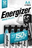 Energizer Max Plus chroom AA / Mignon / LR6 / 4 stuks 4 Stuk chroom