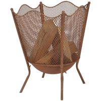 Esschert Design - Vuurkorf met gaas roest