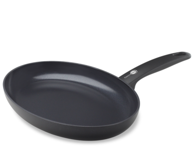 GreenPan Vispan Cambridge - Infinity Black - Ovaal - 32 cm - Keramische anti-aanbaklaag
