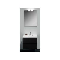 Badkamermeubel Roxanne 60 cm antraciet incl. spiegel