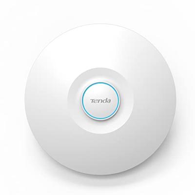 Tenda I29 Gigabit Dual Band WiFi 6 AX3000 Access Point, 2 Gigabit Ethernet-poorten, PoE/PoE-ondersteuning, WLAN-roaming, MU-MIMO, OFDMA, Plafondmontage, Centraal Management, Meerdere SSID's, Wit