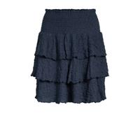 OBJECT strokenrok OBJANNA met textuur donkerblauw