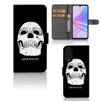 Telefoonhoesje met Naam OPPO A78 5G | A58 5G Skull Eyes