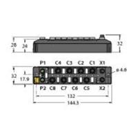 Turck TBEN-S1-8DXP 6814023 Actieve sensor/actorbox 1 stuk(s) - thumbnail