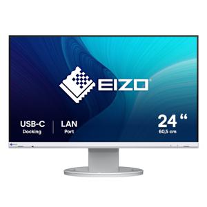 EIZO EV2490-WT LED-monitor Energielabel C (A - G) 60.5 cm (23.8 inch) 1920 x 1080 Pixel 16:9 5 ms HDMI, DisplayPort, USB-C, USB-B, Hoofdtelefoon (3.5 mm