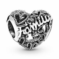 Pandora 798571C00 Bedel zilver Openwork Family Heart