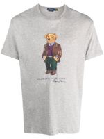 Polo Ralph Lauren t-shirt en coton à motif Polar Bear - Gris