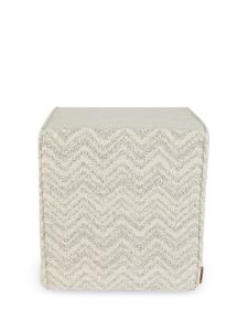 Missoni Home tabouret Columbia en jacquard - Tons neutres