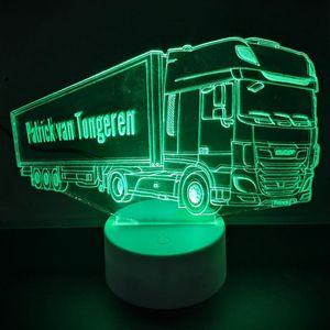 3D LED LAMP - DAF MET TRAILER