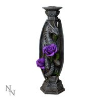 Nemesis Now - Dragon Beauty Candle Stick (AS) 25cm - thumbnail