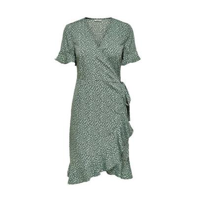 ONLY jurk met all over print zwart